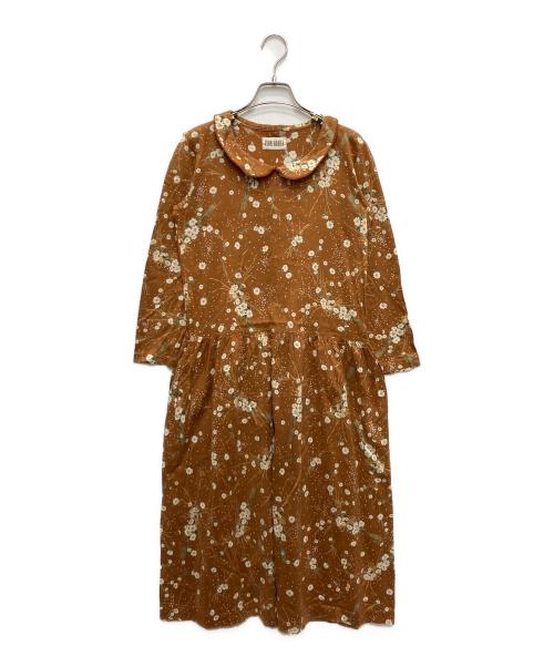 PINK HOUSE（ピンクハウス）PINK HOUSE (ピンクハウス) 小花柄ブラウスワンピース ブラウン サイズ:freeの古着・服飾アイテム