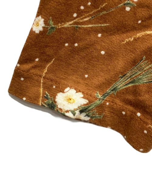 PINK HOUSE（ピンクハウス）PINK HOUSE (ピンクハウス) 小花柄ブラウスワンピース ブラウン サイズ:freeの古着・服飾アイテム