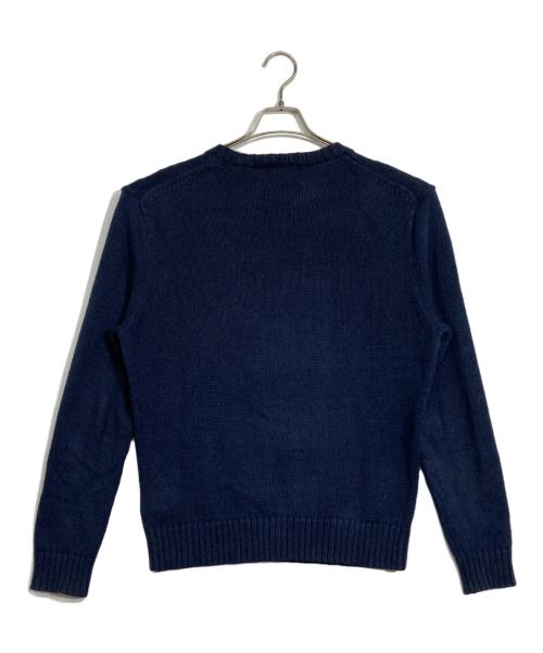 POLO RALPH LAUREN（ポロ・ラルフローレン）POLO RALPH LAUREN (ポロ・ラルフローレン) ポロベアーニット ネイビー サイズ:Sの古着・服飾アイテム