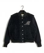 MUVEILミュベール）の古着「スタジアムジャケット」｜ブラック