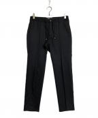 giab'sジャヴス）の古着「永久クリース ライトジャージーパンツ」｜ブラック