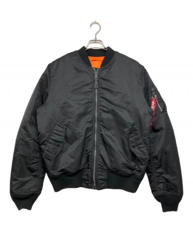 中古・古着通販】ALPHA (アルファ) MA-1ジャケット ブラック サイズ:XL