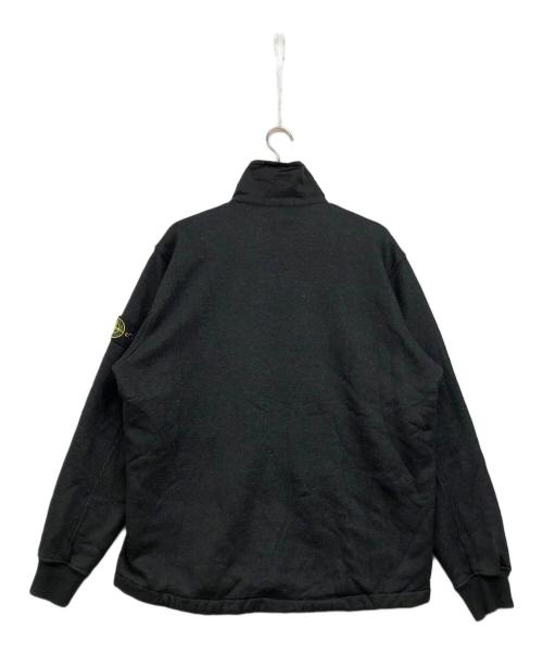 STONE ISLAND（ストーンアイランド）STONE ISLAND (ストーンアイランド) PLATED TERRY FLEECE ブラック サイズ:XXLの古着・服飾アイテム