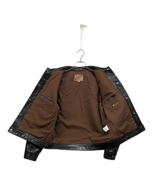 Y'2 leather（ワイツーレザー）Y'2 leather (ワイツーレザー) 1ST TYPE JEAN JACKET ブラック サイズ:42の古着・服飾アイテム