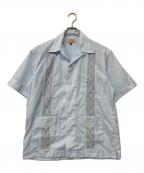 Schottショット）の古着「BRAID CUBA SHIRT/ブレイド キューバシャツ」｜ブルー