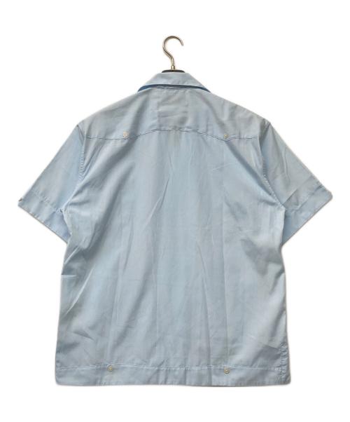 Schott（ショット）Schott (ショット) BRAID CUBA SHIRT/ブレイド キューバシャツ ブルー サイズ:XLの古着・服飾アイテム