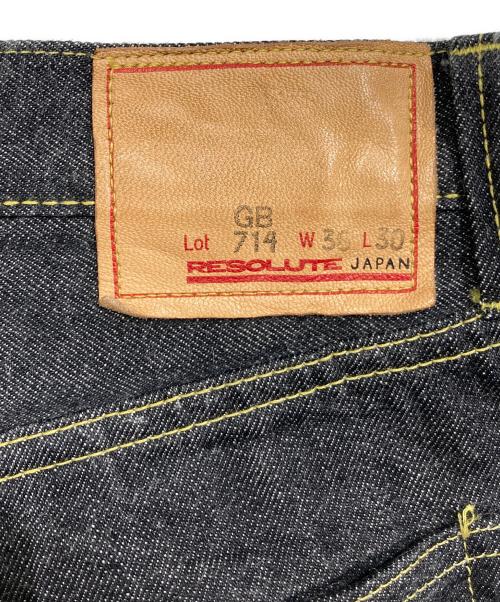 RESOLUTE（リゾルト）RESOLUTE (リゾルト) ゴーストブラックデニム ブラック サイズ:W36の古着・服飾アイテム