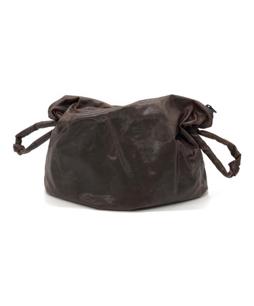 KASSL EDITIONS（カッスル エディションズ）KASSL EDITIONS (カッスル エディションズ) Pouch Lacquer バッグ ブラウンの古着・服飾アイテム