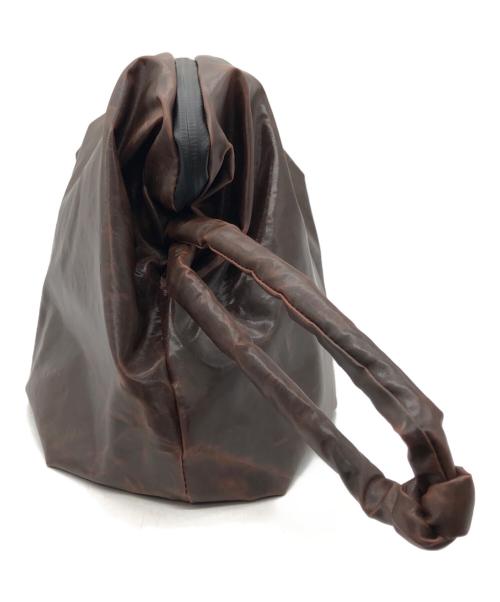 KASSL EDITIONS（カッスル エディションズ）KASSL EDITIONS (カッスル エディションズ) Pouch Lacquer バッグ ブラウンの古着・服飾アイテム