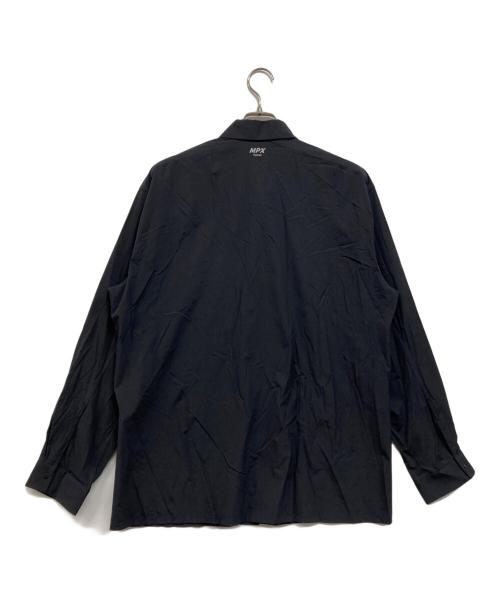 MPX MANDO（エムピーエックス マンド）MPX mando (エムピーエックス マンド) スナップボタンシャツ ブラック サイズ:Lの古着・服飾アイテム