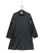 alk phenixアルクフェニックス）の古着「ステンカラーコート」｜ブラック