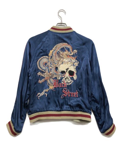 BACK STREET CRAWLER（バックストリートクローラー）BACK STREET CRAWLER (バックストリートクローラー) スカジャン ブルー サイズ:Sの古着・服飾アイテム
