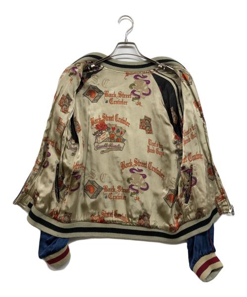 BACK STREET CRAWLER（バックストリートクローラー）BACK STREET CRAWLER (バックストリートクローラー) スカジャン ブルー サイズ:Sの古着・服飾アイテム