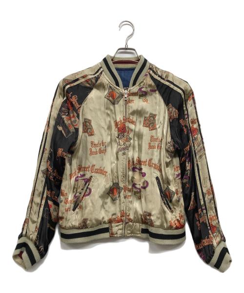 BACK STREET CRAWLER（バックストリートクローラー）BACK STREET CRAWLER (バックストリートクローラー) スカジャン ブルー サイズ:Sの古着・服飾アイテム