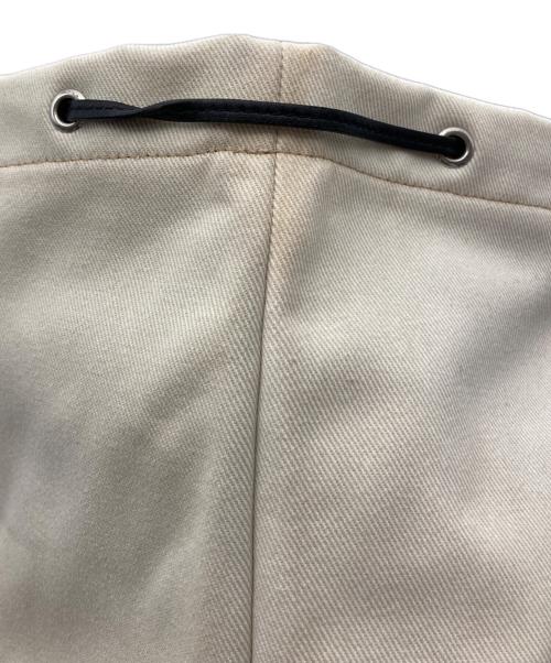 Yves Saint Laurent Rive Gauche（イヴ・サンローラン リヴ・ゴーシュ）Yves Saint Laurent Rive Gauche (イヴ・サンローラン リヴ・ゴーシュ) ベロアロゴキャンバスカハラトートバッグ ホワイト×ブラックの古着・服飾アイテム