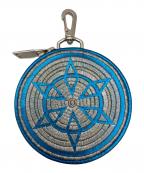 blackmeansブラックミーンズ）の古着「サークルポーチ」｜ブルー