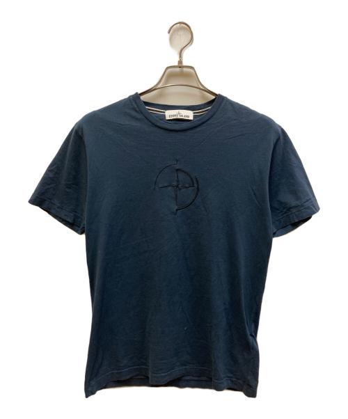 STONE ISLAND（ストーンアイランド）STONE ISLAND (ストーンアイランド) 半袖カットソー ネイビー サイズ:Mの古着・服飾アイテム