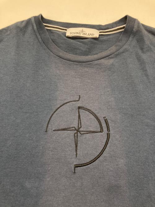 STONE ISLAND（ストーンアイランド）STONE ISLAND (ストーンアイランド) 半袖カットソー ネイビー サイズ:Mの古着・服飾アイテム