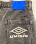 中古・古着 UMBRO (アンブロ) atmos (アトモス) DENIM BAGGY SHORTS ブラック サイズ:32：6000円