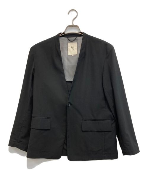 CB CRESTBRIDGE（シービークレストブリッジ）CB CRESTBRIDGE (シービークレストブリッジ) ノーカラージャケット ブラック サイズ:1の古着・服飾アイテム