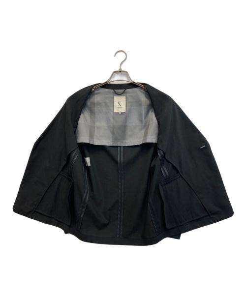 CB CRESTBRIDGE（シービークレストブリッジ）CB CRESTBRIDGE (シービークレストブリッジ) ノーカラージャケット ブラック サイズ:1の古着・服飾アイテム