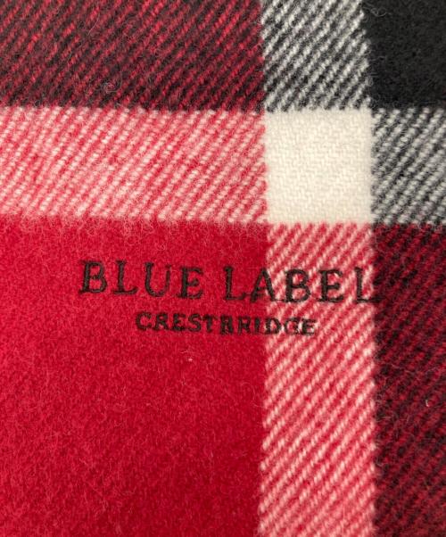 BLUE LABEL CRESTBRIDGE（ブルーレーベルクレストブリッジ）BLUE LABEL CRESTBRIDGE (ブルーレーベルクレストブリッジ) ウールマフラー レッドの古着・服飾アイテム
