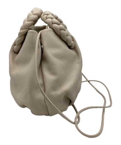 HEREU（ヘリュー）HEREU (ヘリュー) BOMBON ハンドバッグ アイボリーの古着・服飾アイテム