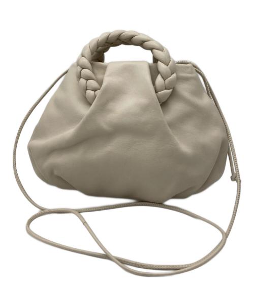 HEREU（ヘリュー）HEREU (ヘリュー) BOMBON ハンドバッグ アイボリーの古着・服飾アイテム