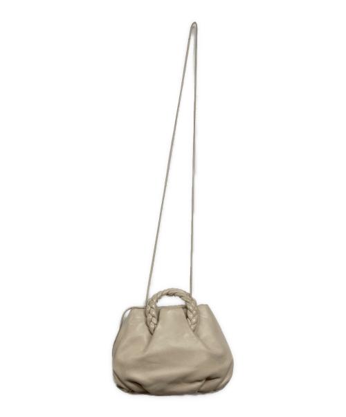 HEREU（ヘリュー）HEREU (ヘリュー) BOMBON ハンドバッグ アイボリーの古着・服飾アイテム