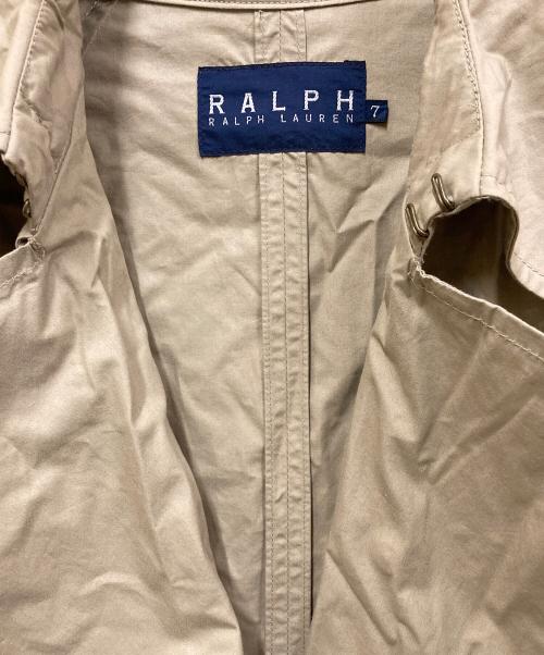 RALPH LAUREN（ラルフローレン）RALPH LAUREN (ラルフローレン) トレンチコート ベージュ サイズ:7の古着・服飾アイテム