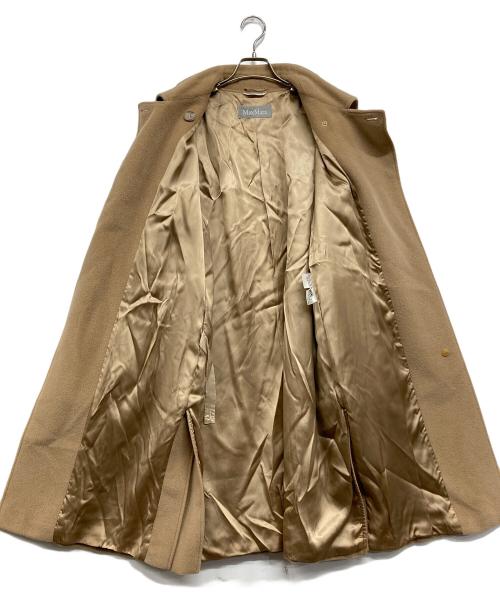 MaxMara（マックスマーラ）MaxMara (マックスマーラ) ウールロングコート ベージュ サイズ:38の古着・服飾アイテム
