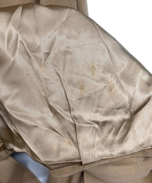 MaxMara（マックスマーラ）MaxMara (マックスマーラ) ウールロングコート ベージュ サイズ:38の古着・服飾アイテム