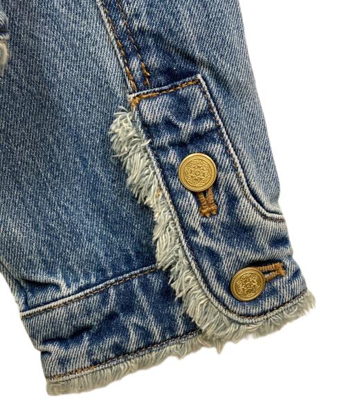 Lily Brown（リリーブラウン）Lily Brown (リリーブラウン) 25AW ノーカラークラシカルデニムジャケット インディゴ サイズ:FREE 未使用品の古着・服飾アイテム