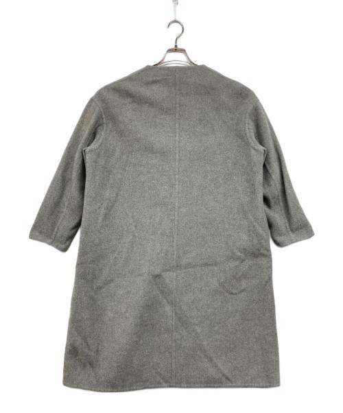 ENFOLD（エンフォルド）ENFOLD (エンフォルド) ソフトリバーウールコート グレー サイズ:36の古着・服飾アイテム