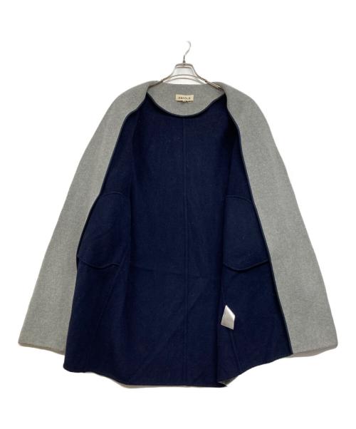 ENFOLD（エンフォルド）ENFOLD (エンフォルド) ソフトリバーウールコート グレー サイズ:36の古着・服飾アイテム