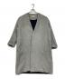 ENFOLD（エンフォルド）の古着「ソフトリバーウールコート」｜グレー