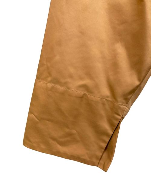 HIROKO KOSHINO（ヒロコ コシノ）HIROKO KOSHINO (ヒロコ コシノ) ストレッチタフタロングコート オレンジ サイズ:Mの古着・服飾アイテム