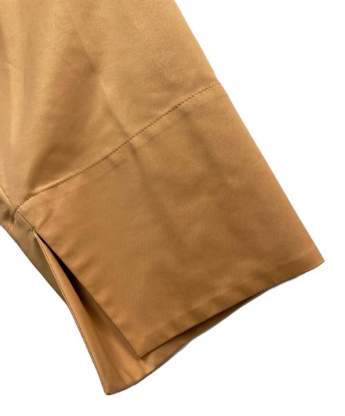 HIROKO KOSHINO（ヒロコ コシノ）HIROKO KOSHINO (ヒロコ コシノ) ストレッチタフタロングコート オレンジ サイズ:Mの古着・服飾アイテム