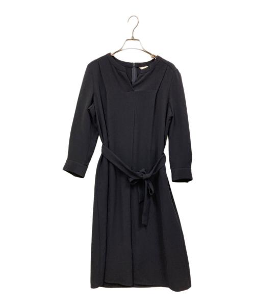 Paul Stuart（ポールスチュアート）Paul Stuart (ポールスチュアート) ブラウスワンピース ネイビー サイズ:SIZE 6の古着・服飾アイテム