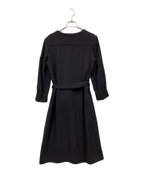 Paul Stuart（ポールスチュアート）Paul Stuart (ポールスチュアート) ブラウスワンピース ネイビー サイズ:SIZE 6の古着・服飾アイテム