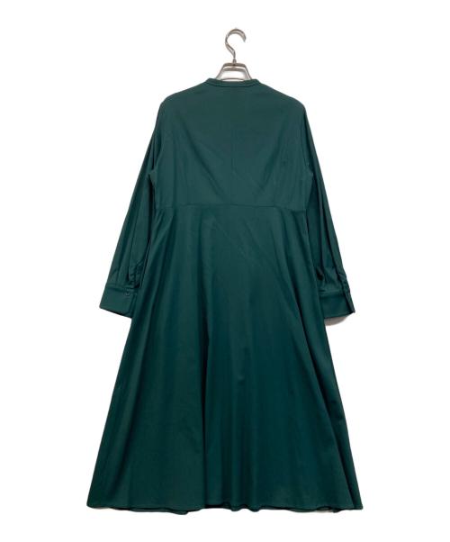 S.ESSENTIALS（エス エッセンシャルズ）S.ESSENTIALS (エス エッセンシャルズ) ブラウスワンピース グリーン サイズ:36の古着・服飾アイテム