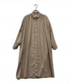 S.ESSENTIALSエス エッセンシャルズ）の古着「シャツワンピース」｜ベージュ