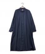 S.ESSENTIALSエス エッセンシャルズ）の古着「シャツワンピース」｜ネイビー