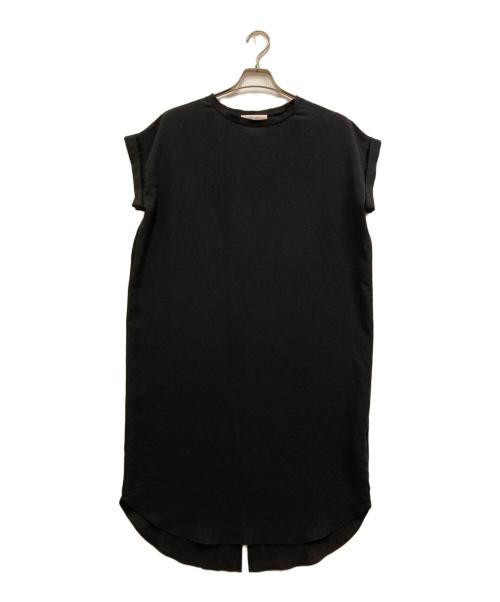BEARDSLEY（ビアズリー）BEARDSLEY (ビアズリー) ストレッチジョーゼットフレンチワンピース ネイビー サイズ:1の古着・服飾アイテム