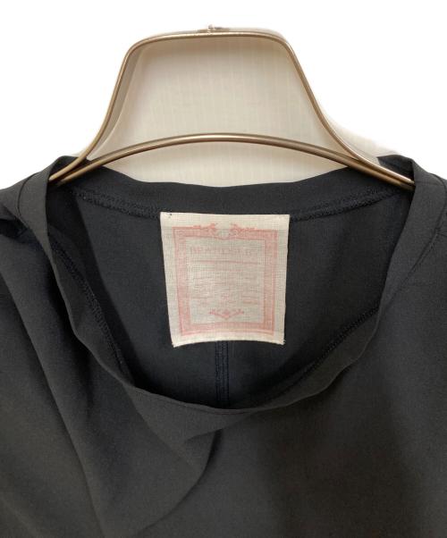 BEARDSLEY（ビアズリー）BEARDSLEY (ビアズリー) ストレッチジョーゼットフレンチワンピース ネイビー サイズ:1の古着・服飾アイテム