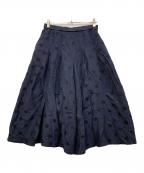 慈雨ジウ）の古着「ワイドパンツ」｜ネイビー