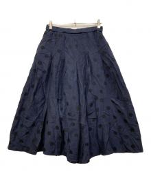 慈雨（ジウ）の古着「ワイドパンツ」｜ネイビー