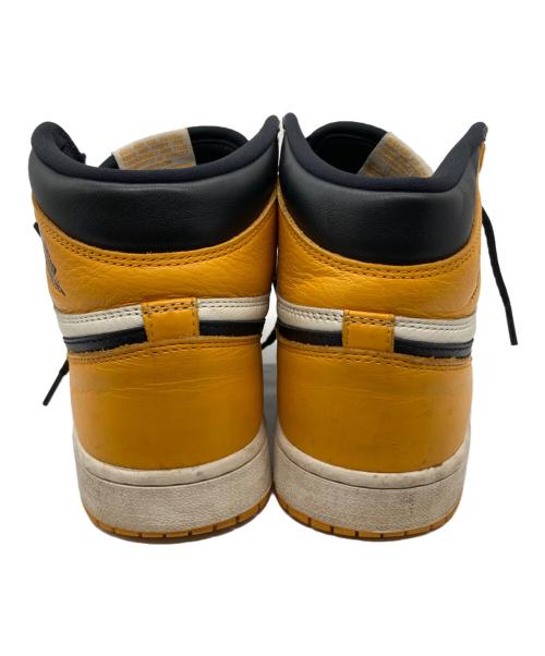 NIKE（ナイキ）NIKE (ナイキ) エジョーダン1 ブラック×イエロー サイズ:26.5の古着・服飾アイテム