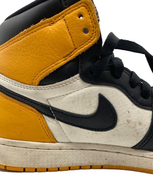 NIKE（ナイキ）NIKE (ナイキ) エジョーダン1 ブラック×イエロー サイズ:26.5の古着・服飾アイテム