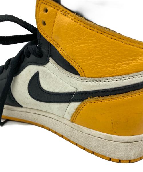 NIKE（ナイキ）NIKE (ナイキ) エジョーダン1 ブラック×イエロー サイズ:26.5の古着・服飾アイテム